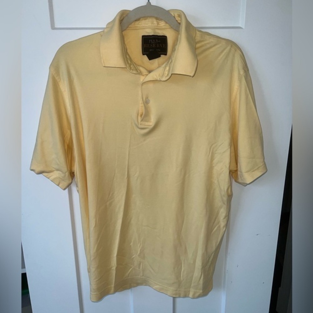 Jos. A. Banks medium yellow polo shirt